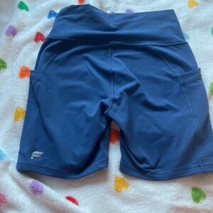 Fabletics Women's Deep Blue Bike Shorts